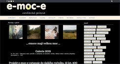 Desktop Screenshot of e-moc-e.cz